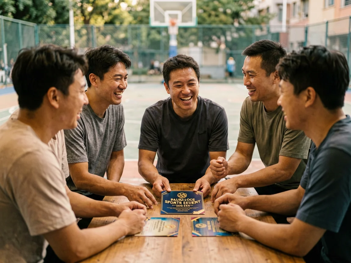 体育赛场准备,令